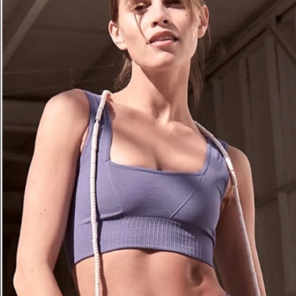 NEW Free People Movement Good Karma Leggings & Sports Bra in Purple_4